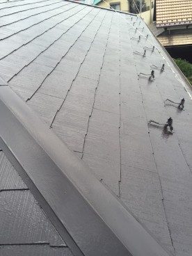 あきる野市 Ｈ邸 熱線遮熱屋根塗装工事の施工写真
