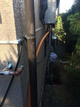 八王子市Ｍ邸水道設備工事の施工写真