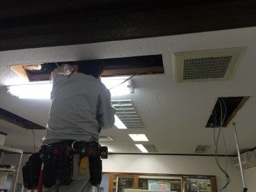 あきる野市Ｎ社事務所照明LED変更工事の施工写真
