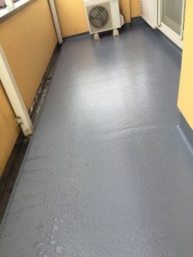 入間市Ｙ邸ベランダ防水の施工写真
