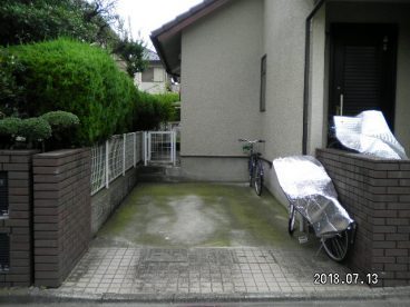 所沢市：Ｆ邸・ｶｰﾎﾟｰﾄ設置工事の施工写真