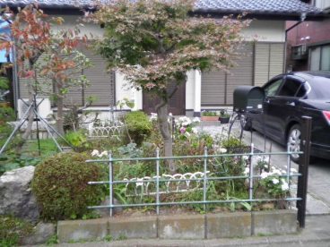 入間市：Ｈ邸・ｶｰﾎﾟｰﾄ拡張工事の施工写真